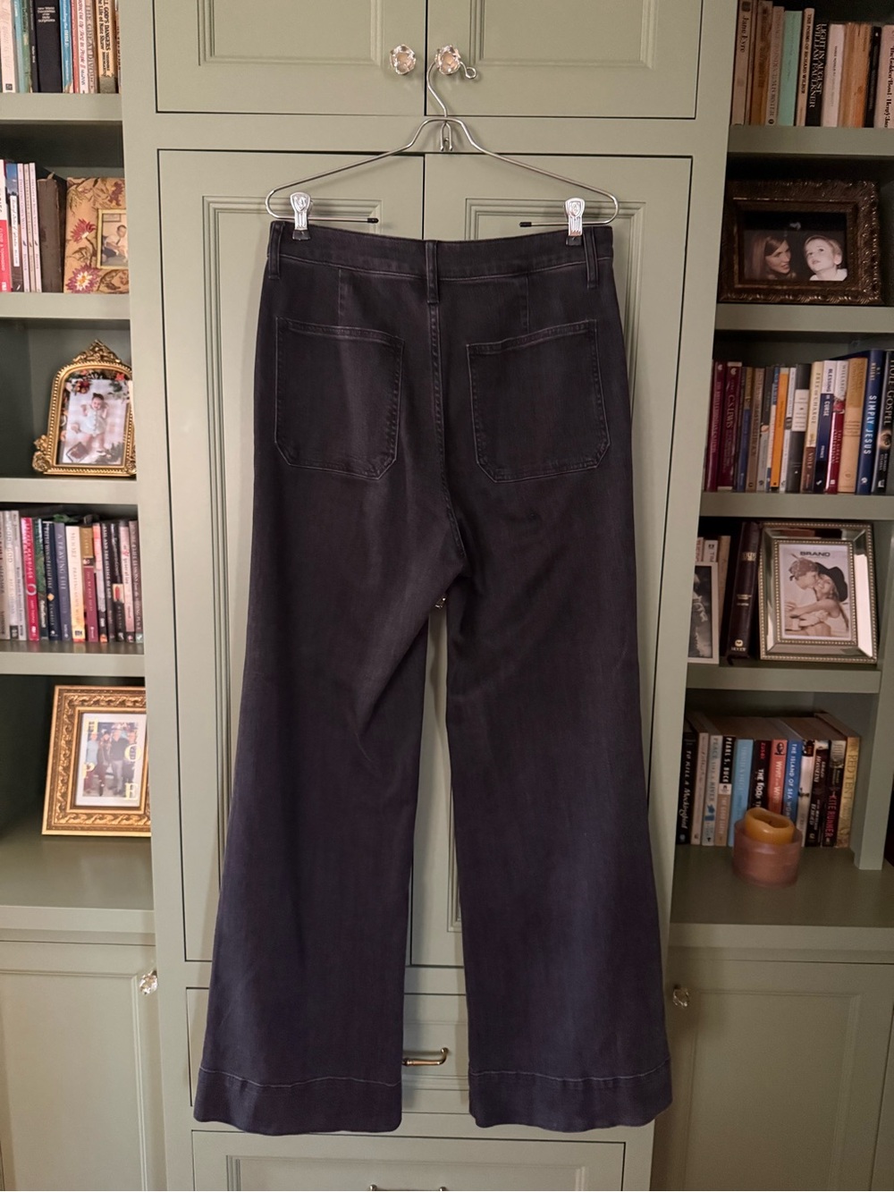 J.Crew ‘70’s Vibe High-Rise Wide Leg Sailor Women’s Jeans Vintage Black, Size 28 - Picture 7 of 9